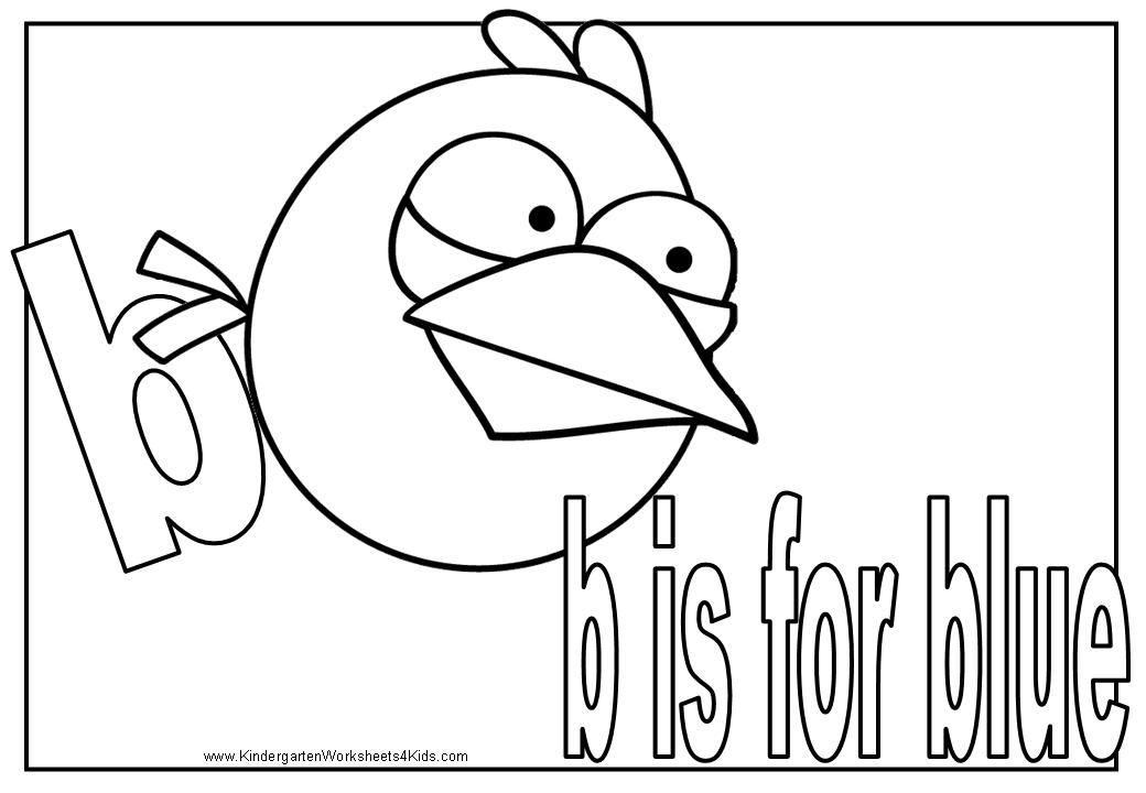 b coloring pages free - photo #30