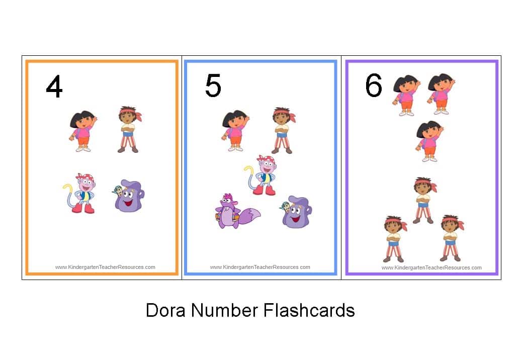 printable flash cards ⋆ Kindergarten Teacher Resources