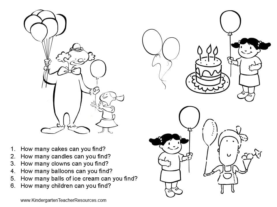 kindergarten worksheets ⋆ Kindergarten Teacher Resources