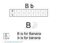 Kindergarten worksheets- letter B Kindergarten worksheets- letter B