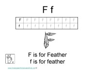 Kindergarten worksheets- letter F Kindergarten worksheets- letter F