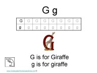 Kindergarten worksheets- letter G Kindergarten worksheets- letter G
