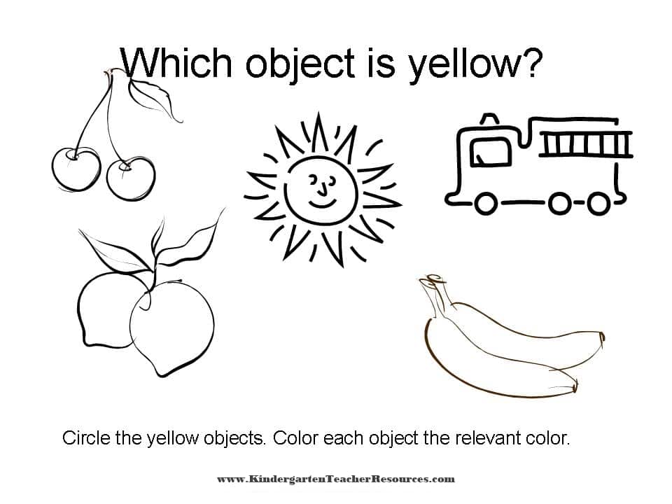 yellow coloring pages for toddlers - photo #22