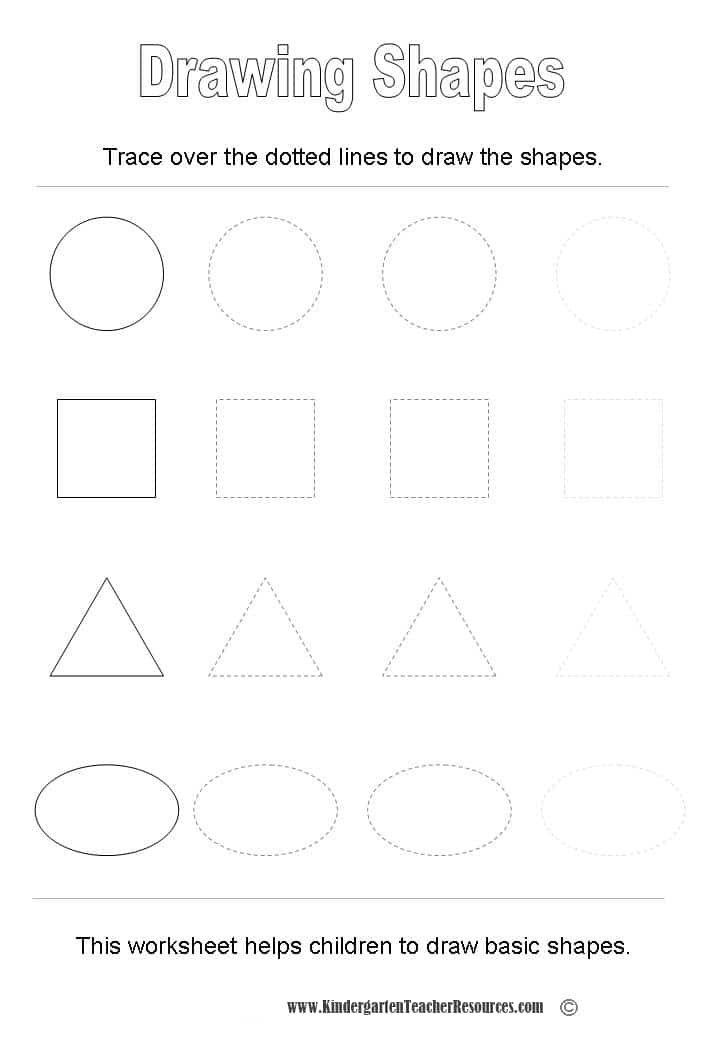 Basic Shapes Worksheets