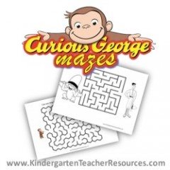 Curious George Mazes for Kids