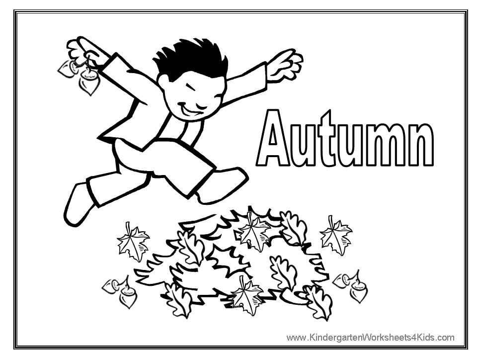 fall cartoon coloring pages - photo #29