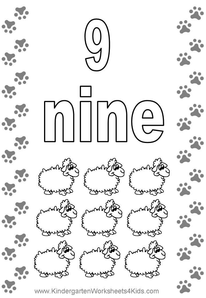 Number Coloring Pages