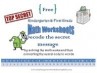 Math Worksheets with Secret Code