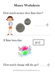Kindergarten worksheet