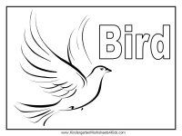 Bird Coloring Page