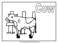 Cow Coloring Page