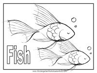 Fish Coloring Page