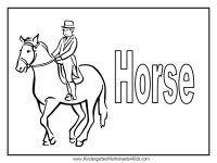 Horse Coloring Page