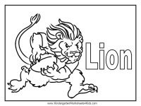 Lion Coloring Page