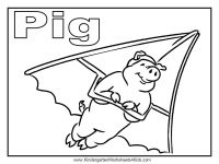 Pig Coloring Page