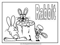 Rabbit Coloring Page