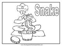 Snake Coloring Page
