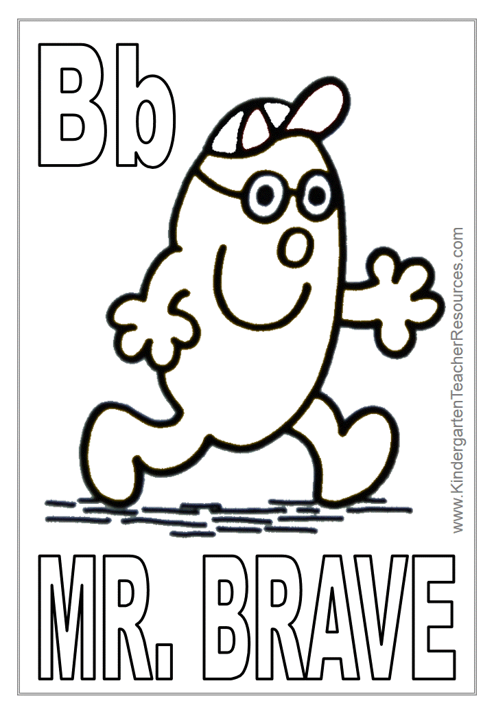 Mr Men Coloring Pages Printable