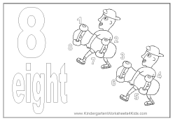 Number 8 Coloring Page