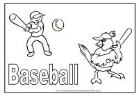 Baseball Coloring Page