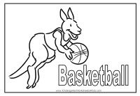 Basketball Coloring Page