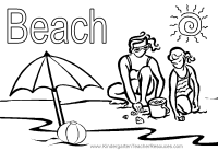 summer coloring pages