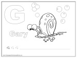 Alphabet coloring pages