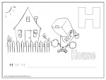 Alphabet coloring pages