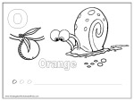 Alphabet coloring pages