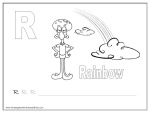 Alphabet coloring pages