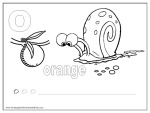 Alphabet coloring pages