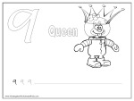 Alphabet coloring pages