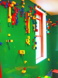 lego on a wall