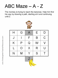 Alphabet Maze