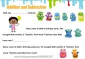 Addition and subtraction worksheets