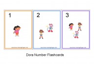 Number flash cards