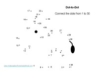 dot to dot worksheet