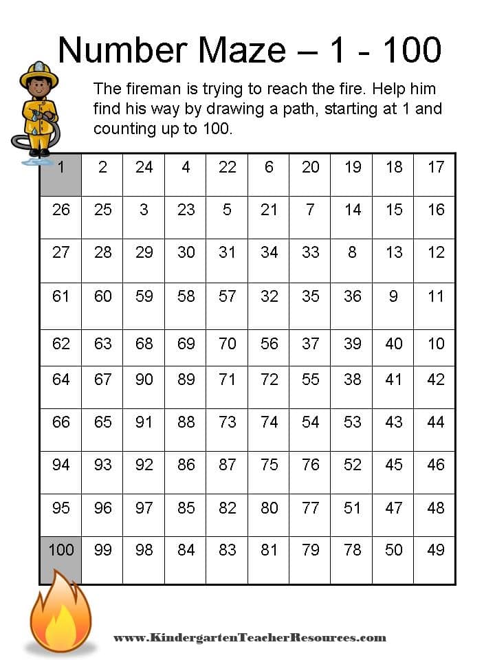 number-maze-from-1-16