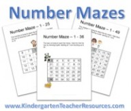 Printable mazes