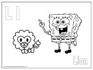 Alphabet Coloring Page - L