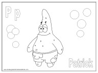 Alphabet Coloring Page - P