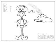 Alphabet Coloring Pages - R