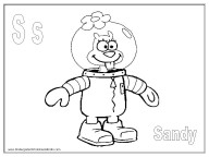 Alphabet Coloring Pages - S