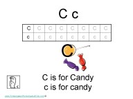 Kindergarten worksheets- letter C