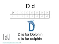 Kindergarten worksheets- letter D
