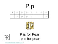 Kindergarten Worksheets - Letter P