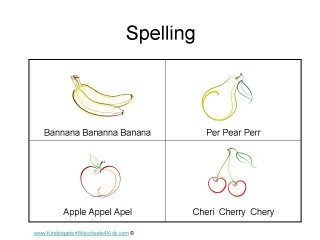 Spelling Worksheets