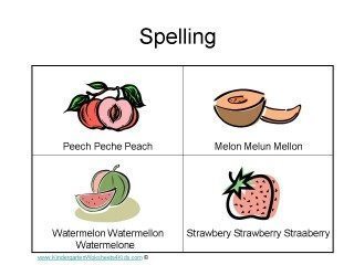 Spelling Worksheet