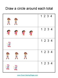 Number worksheets - number 3 and 4