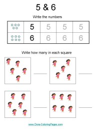Counting worksheets